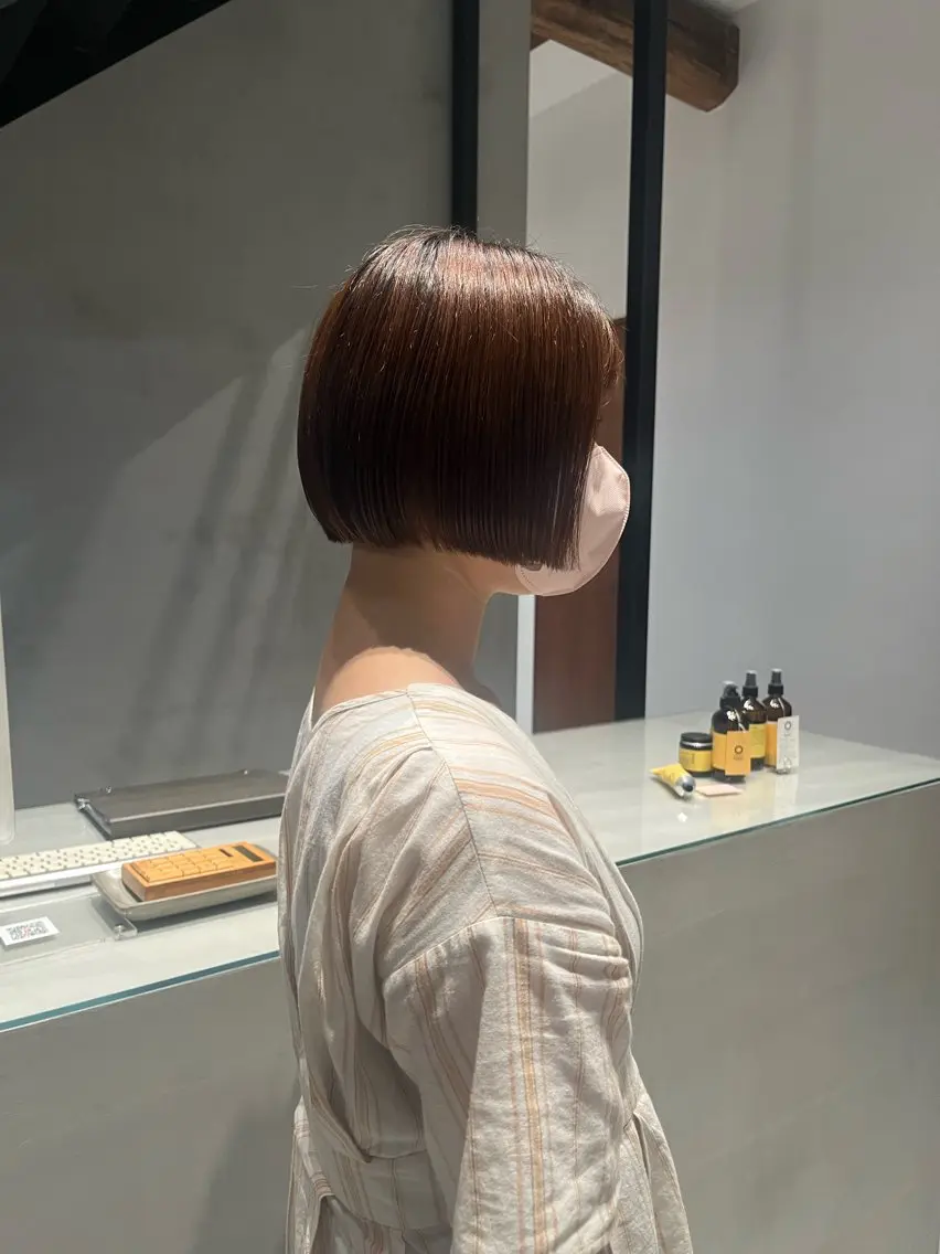 ショート カット トリートメント 林 美優のヘアスタイル