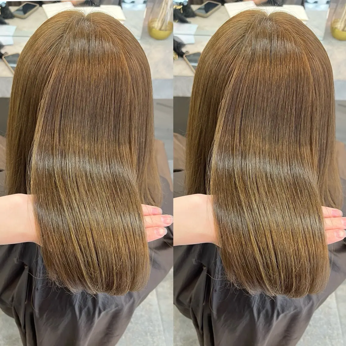 カラー ベージュカラー オリーブベージュ ヘアカラー 🦄mimi🦄 艶髪/透明感/メンズのヘアスタイル