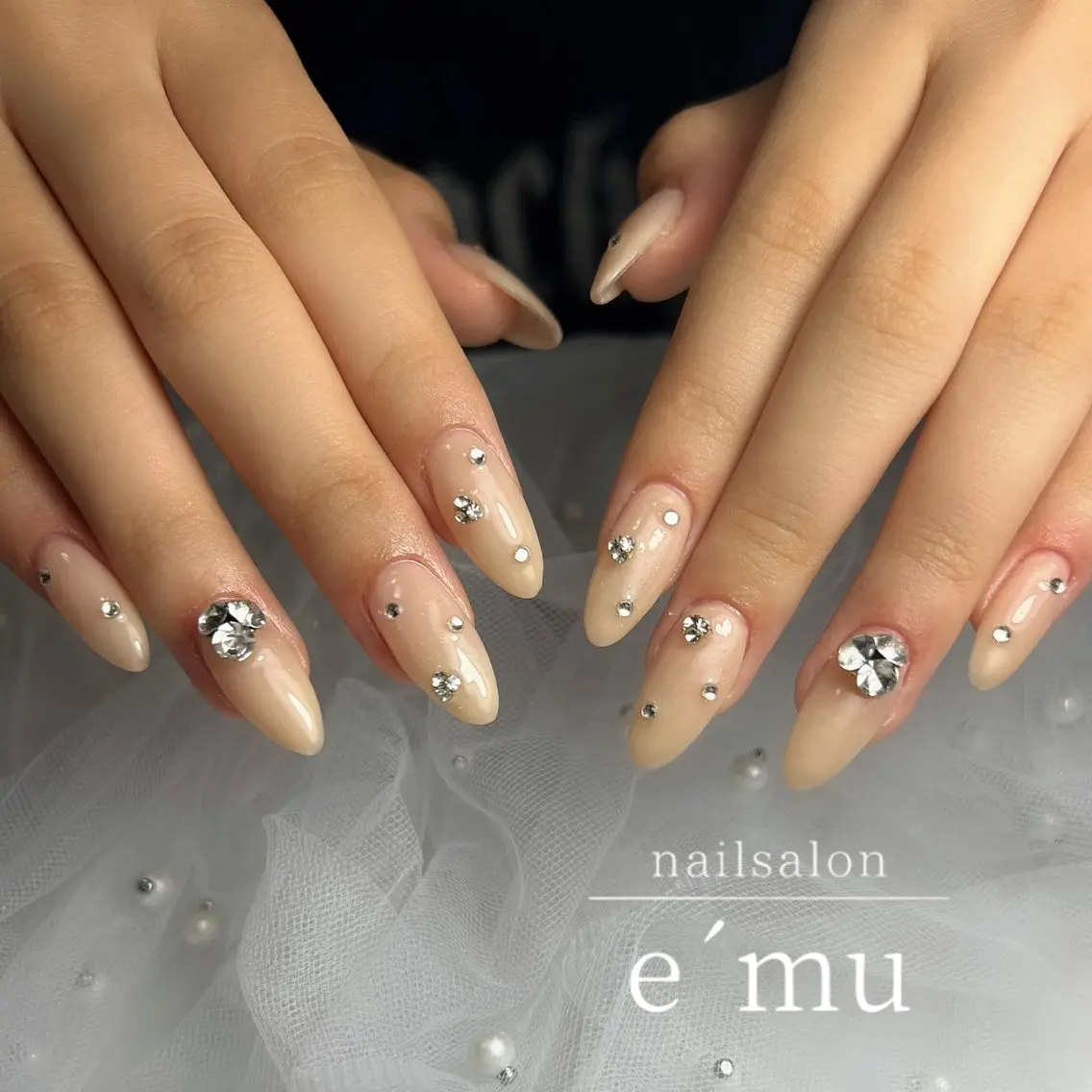 ネイル シンプルネイル ハンドネイル nailsalon e´muのネイルデザイン