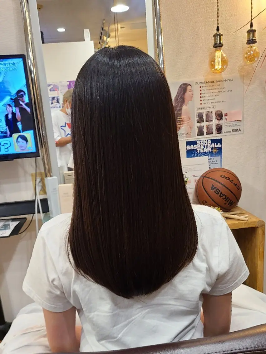 ロング シ マのヘアスタイル