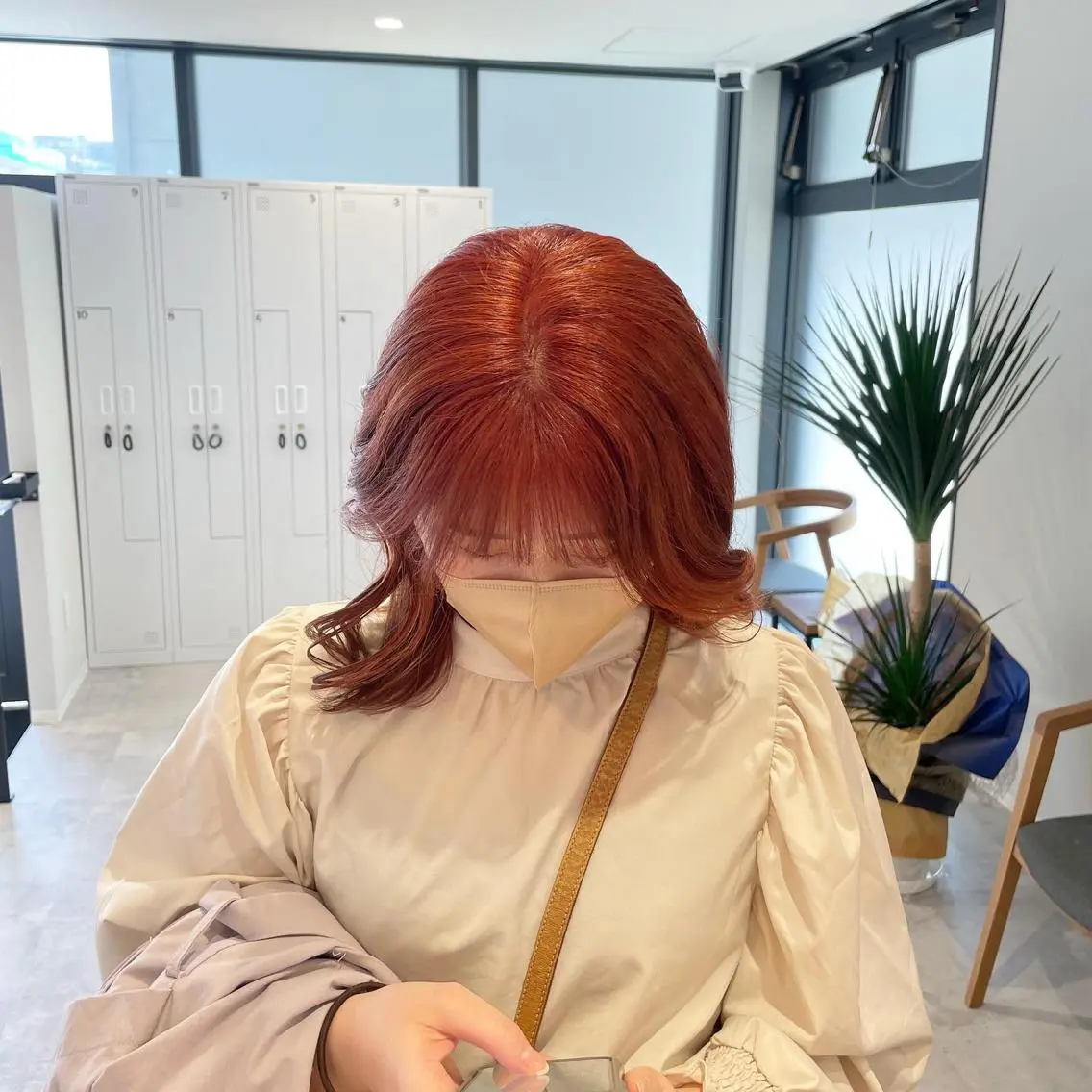 セミロング カラー うる艶カラー asukaのヘアスタイル