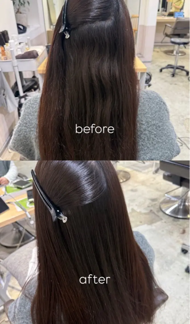【新規様限定】縮毛矯正＋2step treatment🕊️🌟の写真