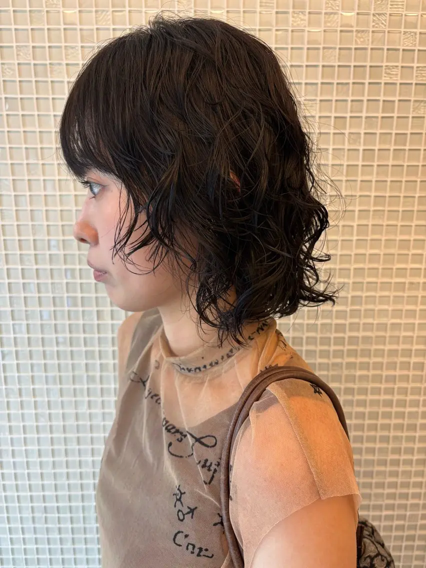 ミディアム パーマ カット パーマ トリートメント 🎀レイヤー/パーマ カラー/ai🎀のヘアスタイル