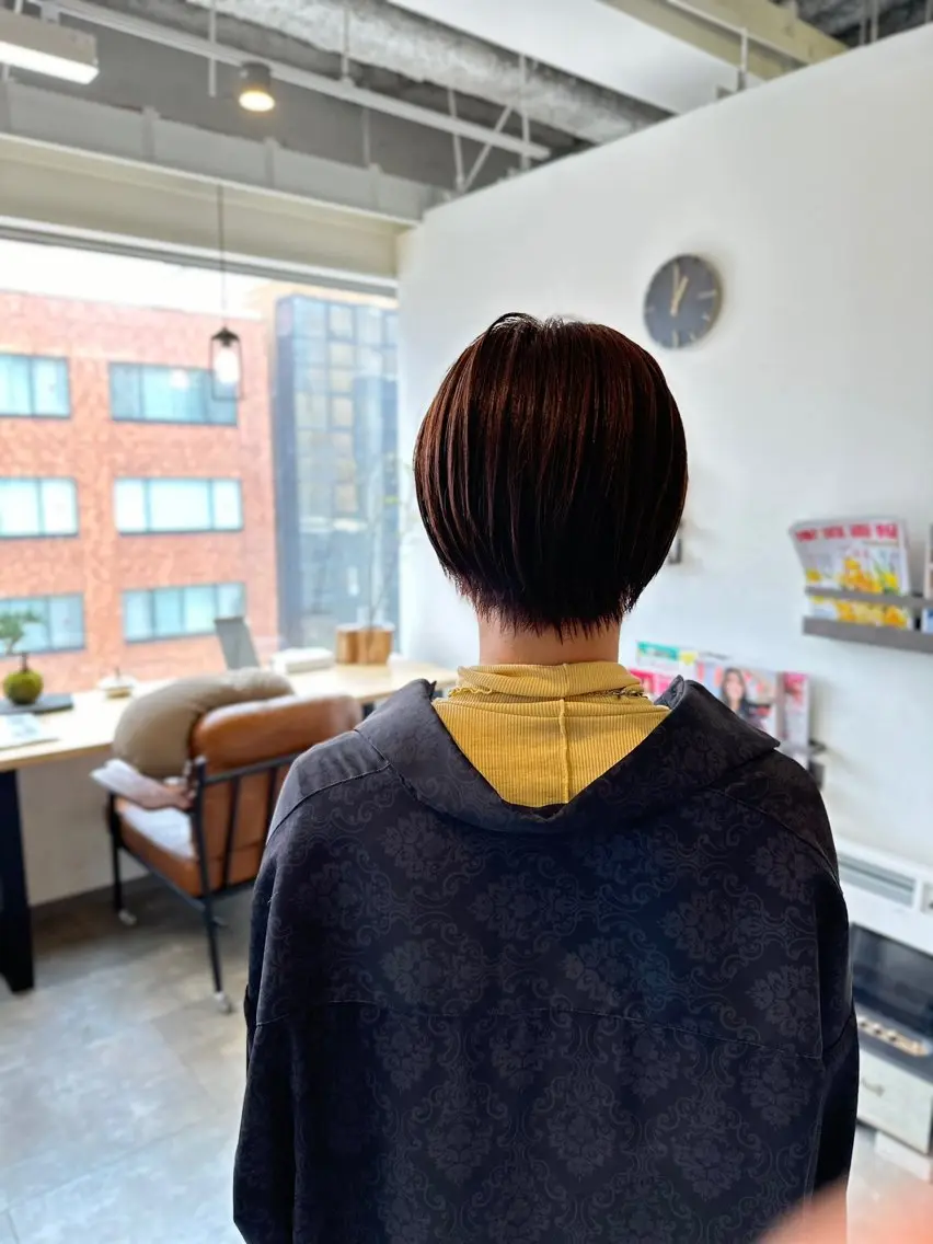 ショート カット トリートメント uhiyama shotarouのヘアスタイル
