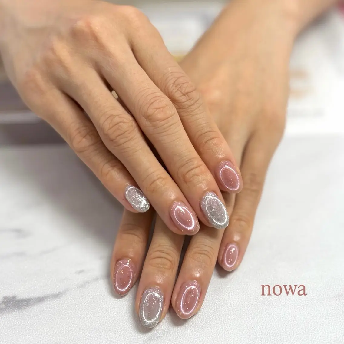ネイル マグネットネイル ハンドネイル 【nowa】小松 宙未 Soramiのネイルデザイン