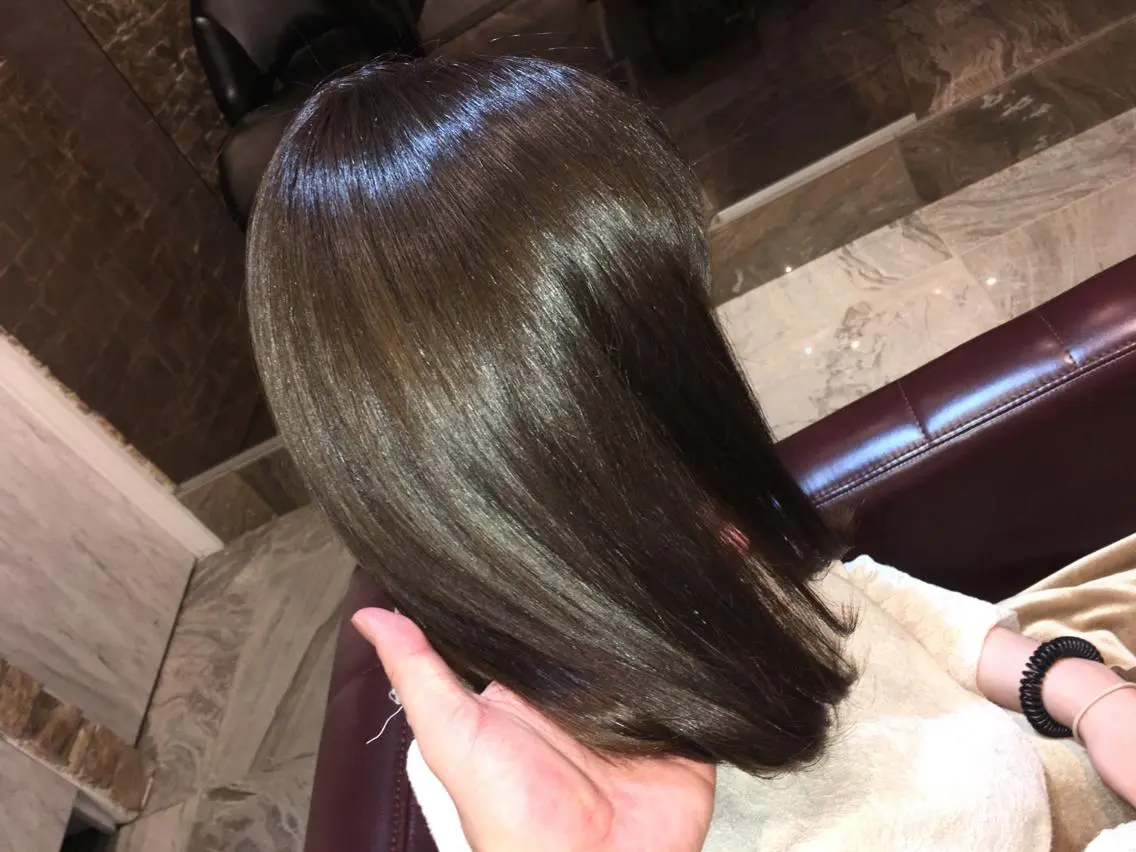 ミディアム カラー カット トリートメント 髪質改善カラー、美髪 トリートメント専門のヘアスタイル