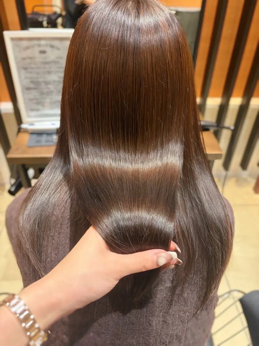 ロング カット ヘアカラー ✨🍀岩崎 唯🍀✨のヘアスタイル