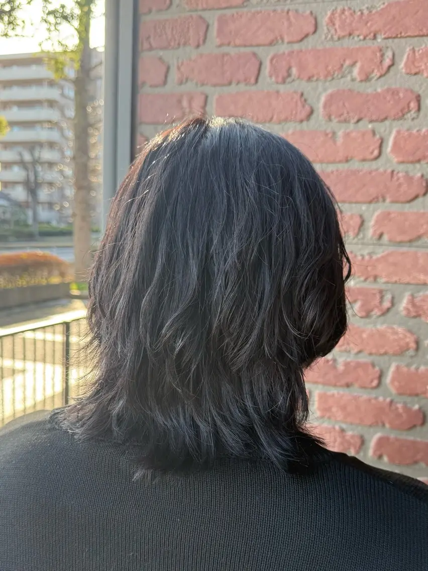 カラー メンズ ヘアカラー 中田 こころのヘアスタイル