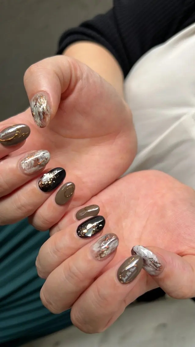 ネイル 持ち込み ニュアンスネイル Charme. NOBUKOのネイルデザイン