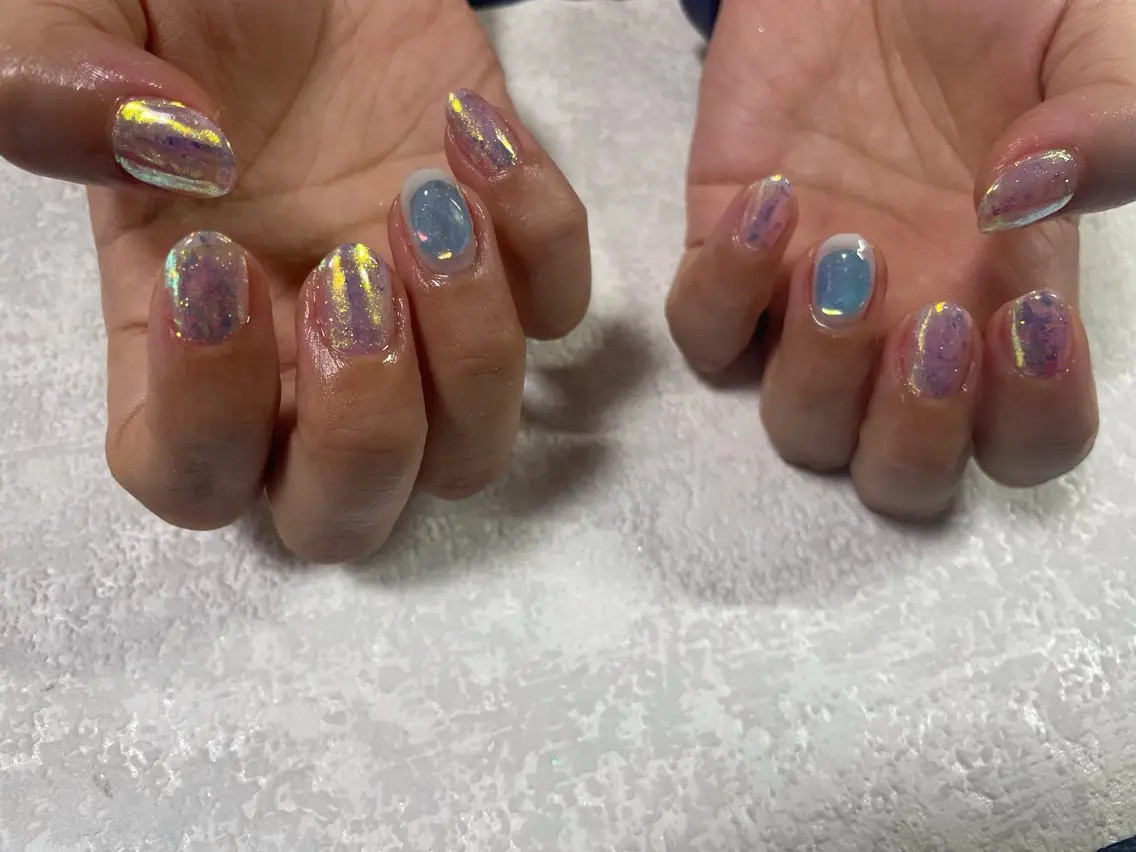 ネイル ジェルネイル 韓国ネイル メンズネイル パラジェル 春ネイル ハンドネイル kiki nail &brow二子玉川のネイルデザイン