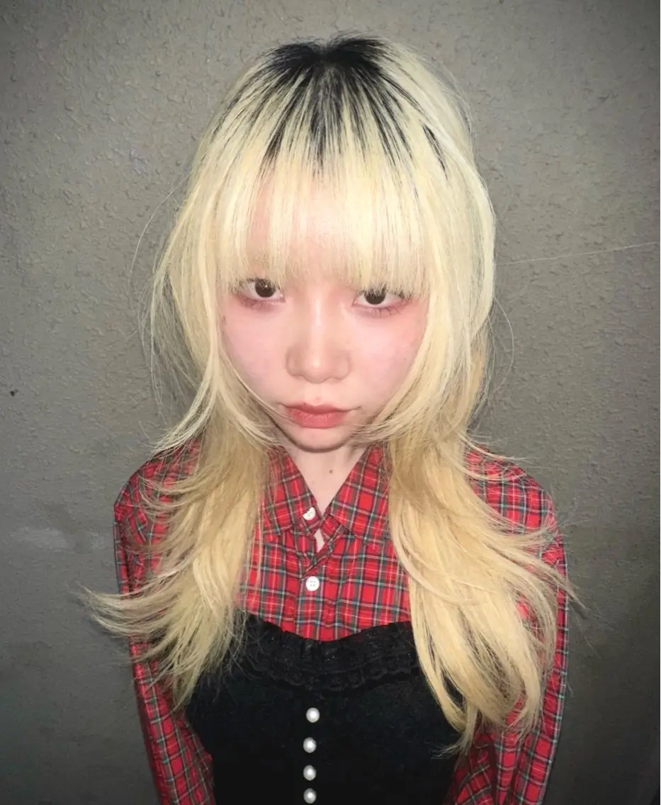 ロング カット トリートメント 似合わせ痩せるカット 透明感カラー/たけるのヘアスタイル