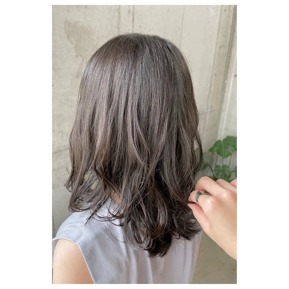 セミロング カラー パーマ ヘアアレンジ メンズ キッズ カット パーマ トリートメント TopStylist ✂︎ Azumaのヘアスタイル
