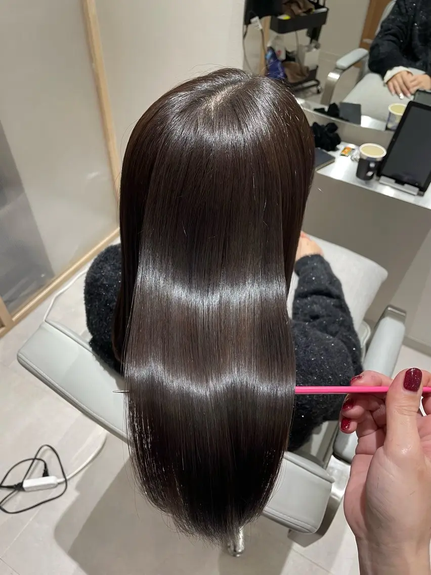 ミディアム カラー ブラウンカラー チョコレートブラウン 髪質改善✨Zina浦 安/個室🌈YUKIのヘアスタイル