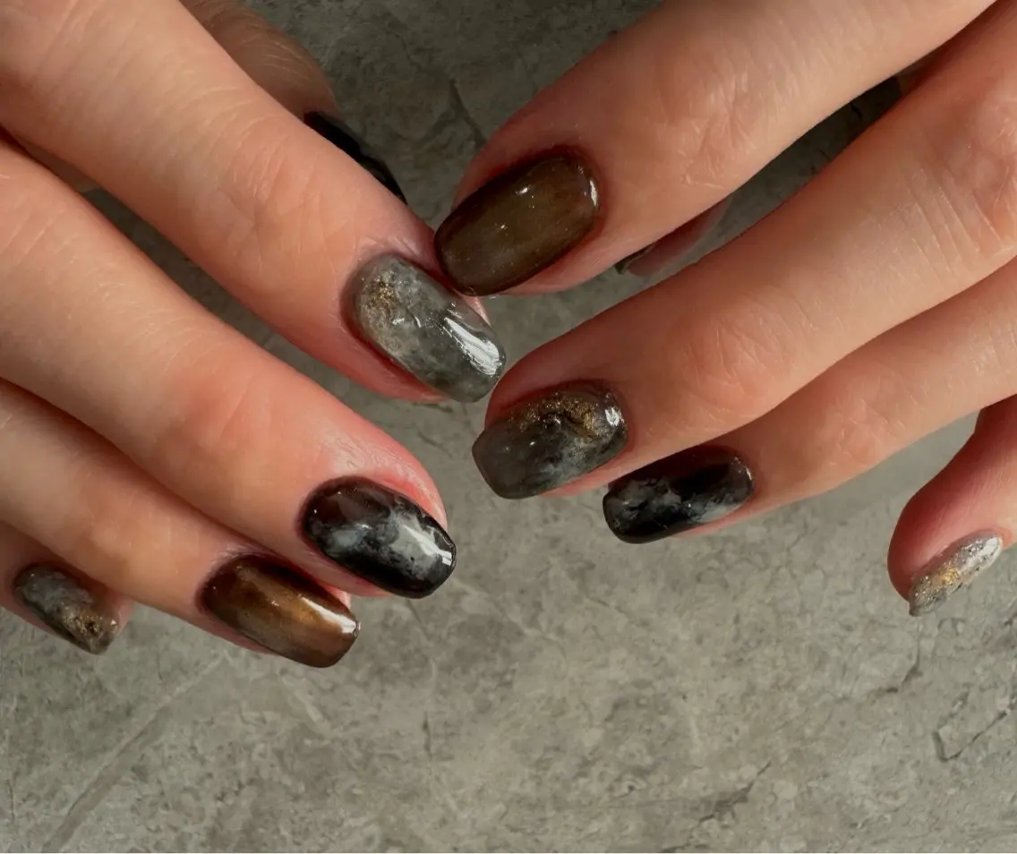 ネイル ニュアンスネイル ハンドネイル Blé nailのネイルデザイン
