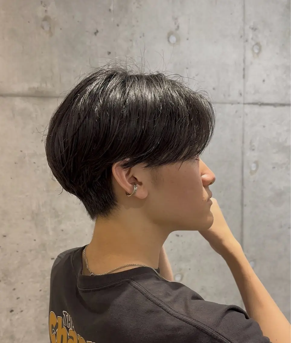 ショート パーマ ニュアンスパーマ 遠藤惟斗/自由が丘/ 透明感カラー/パーマのヘアスタイル