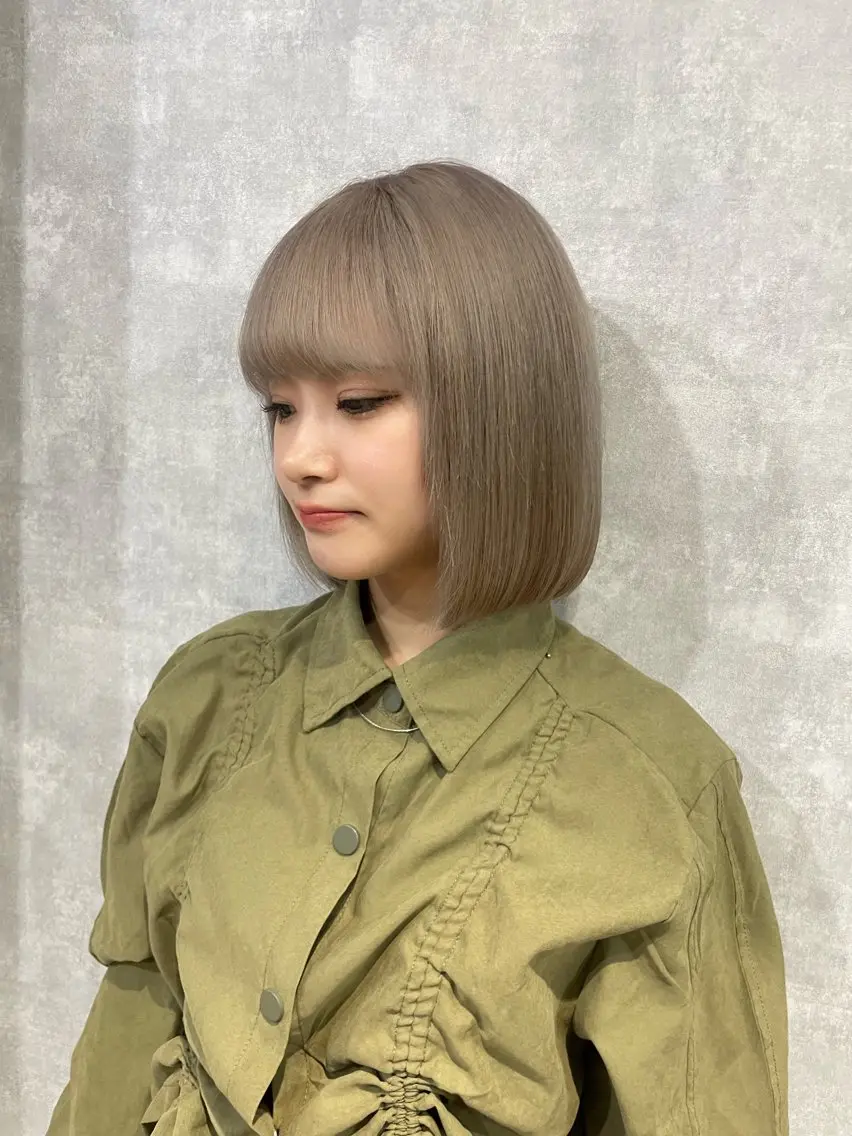 ショート ヘアカラー トリートメント 🌐NATSUMI 🌐【寒色カラー】のヘアスタイル