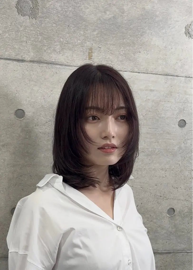 ミディアム 黄金比の似合わせ /吉祥寺 /kokiのヘアスタイル