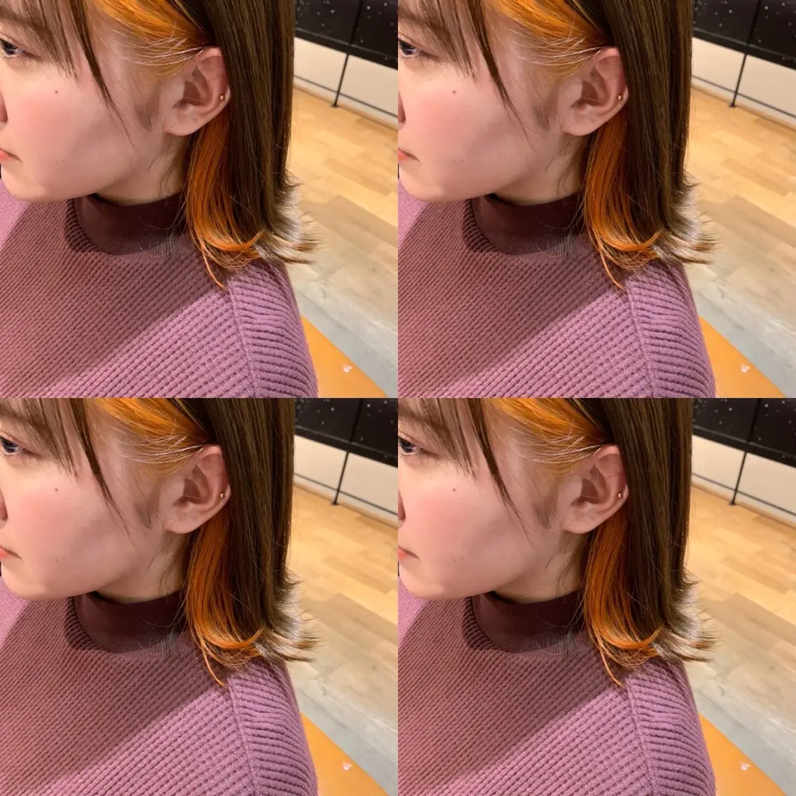 ロング カラー イヤリングカラー 髪質改善 カット ヘアカラー トリートメント 店長✨髪質改善✖️ 透明感カラー／純大のヘアスタイル