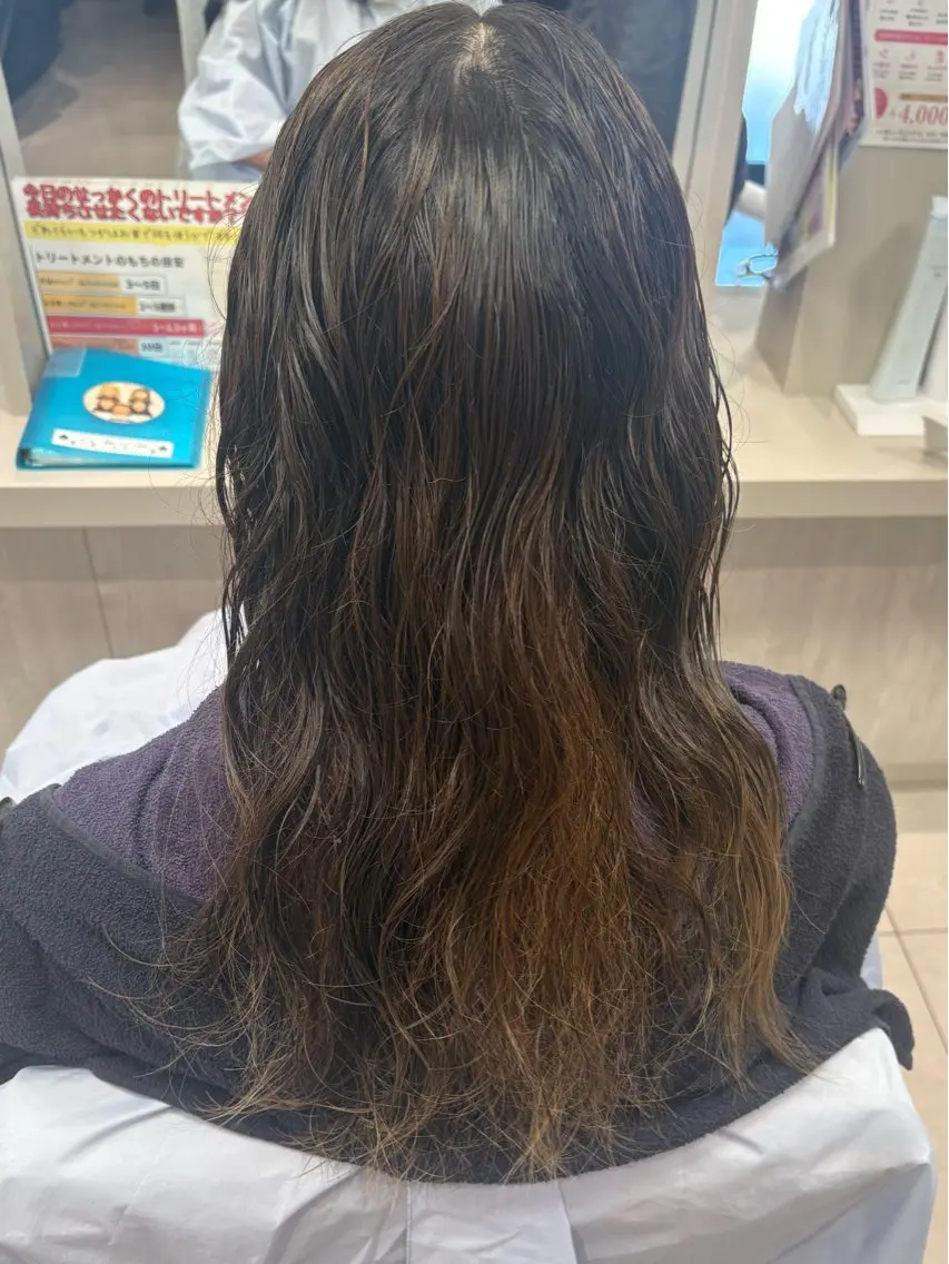パーマ 縮毛矯正 直井 和佳奈のヘアスタイル