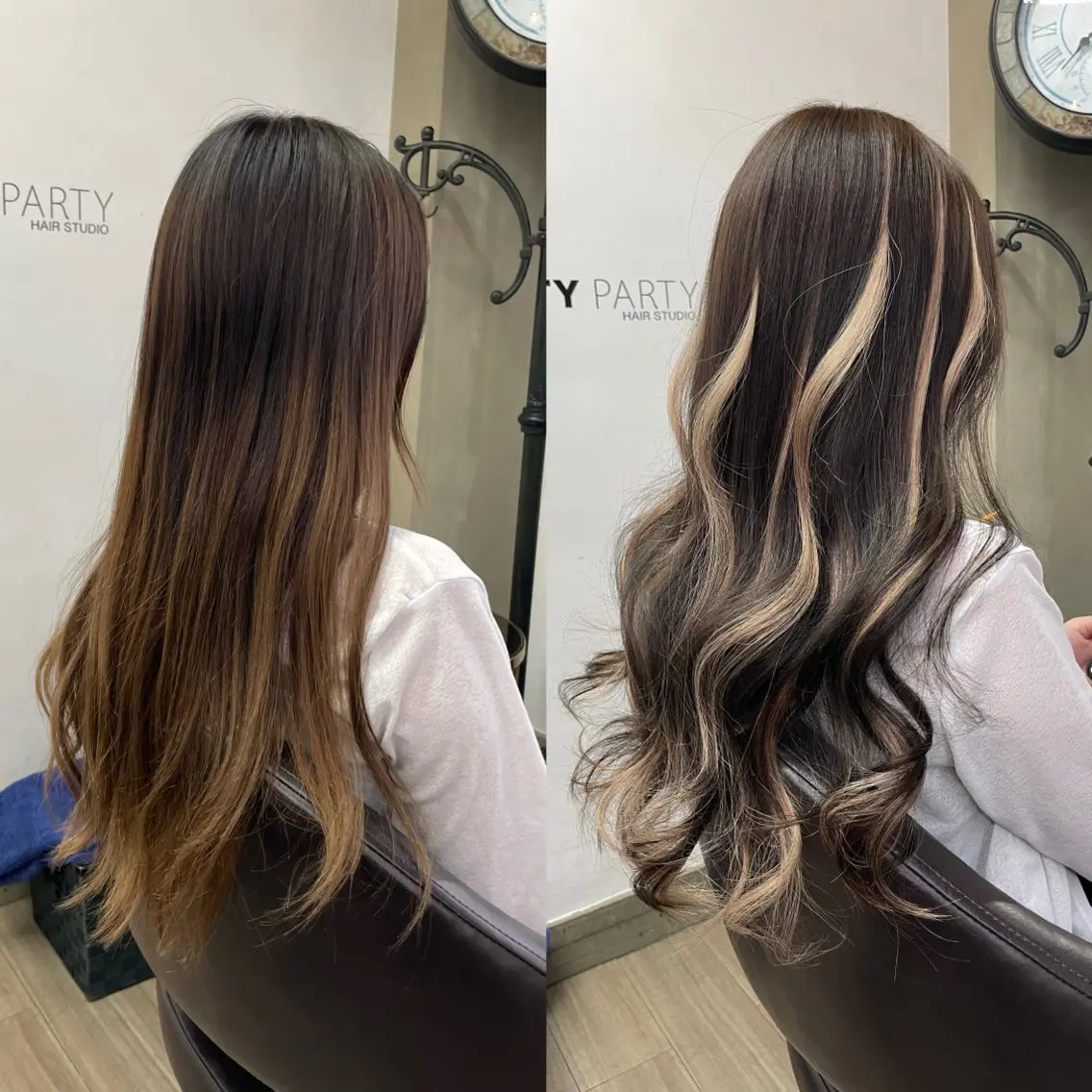 ロング カット ヘアカラー エクステ プルエクステ界隈 ハイトーン/カツオ✨のヘアスタイル