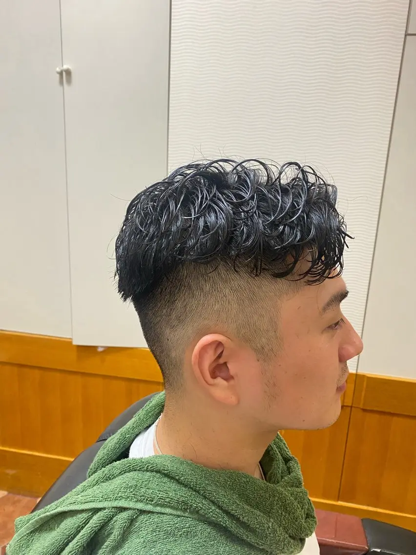 ショート パーマ メンズ 森　敦生👑 メンズカット＆パーマのヘアスタイル