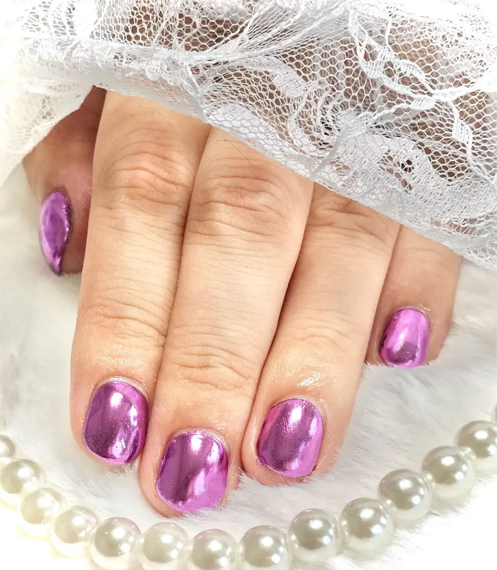 🪞✨ピカピカ♡ミラーネイル💅🏻💕 【オフ込み】の写真
