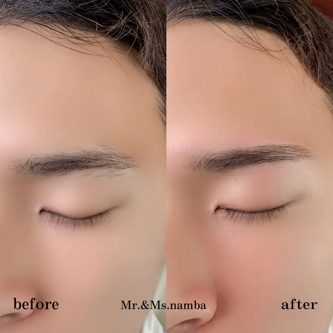アイブロウ ワックス脱毛 眉カット Mr.&Ms.脱毛/ 眉毛ワックスゆうかの眉毛・アイブロウイメージ