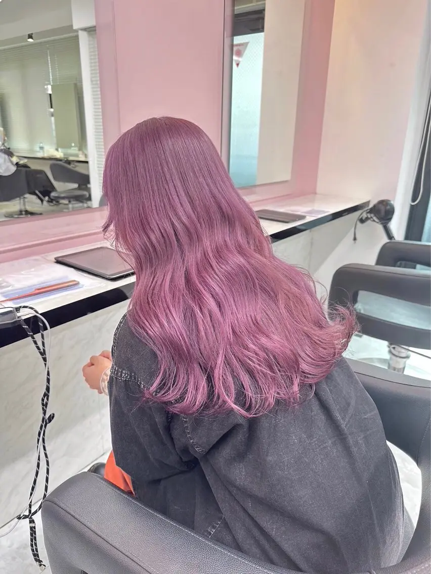 セミロング カラー ヘアアレンジ ヘアカラー トリートメント ヘッドスパ ヘアセット 〈公式〉🕯️ BABY上野🕯️のヘアスタイル