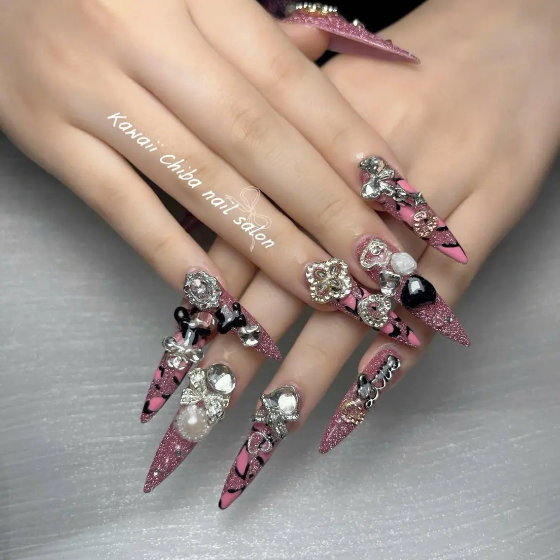 ネイル ドット フットネイル フレンチネイル 韓国ネイル レース Kawaii _Nailのネイルデザイン