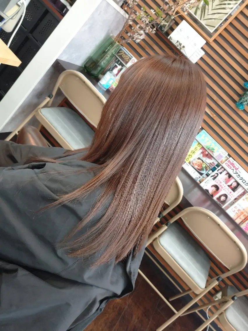 ロング カット ヘアカラー AN'TIA小作 noiのヘアスタイル