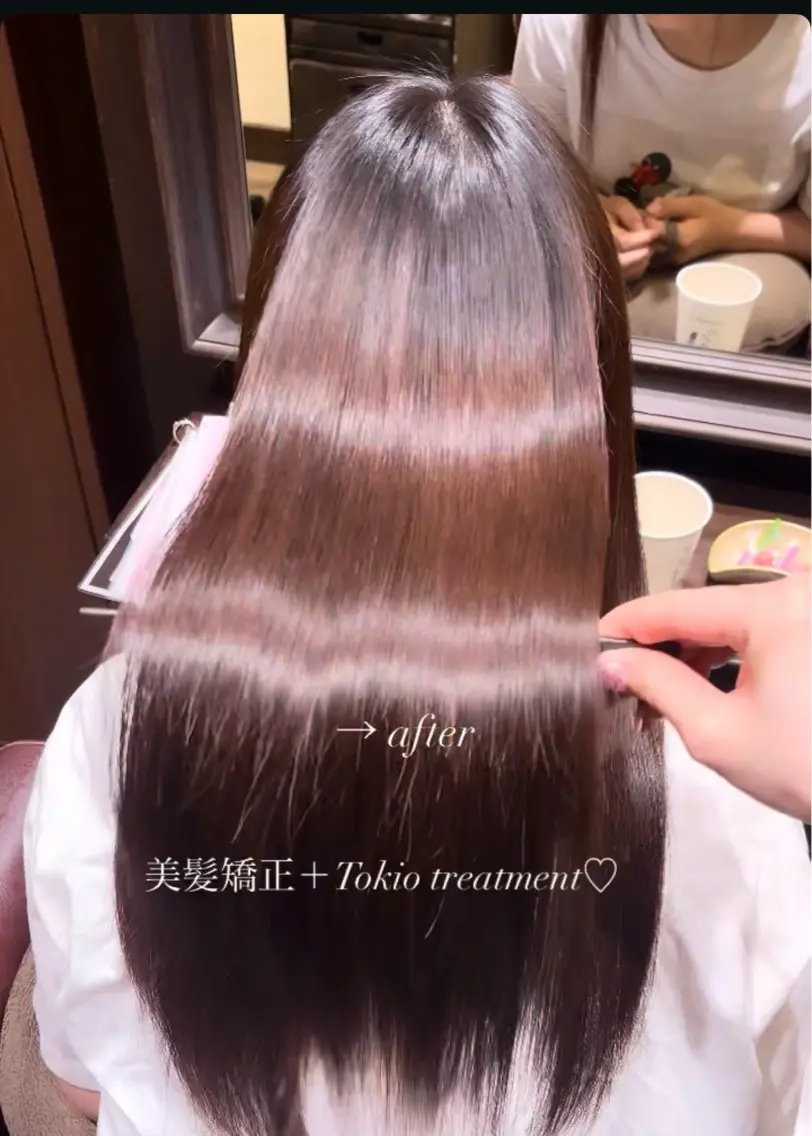 縮毛矯正 Ly hair / nanoha🤍のヘアスタイル