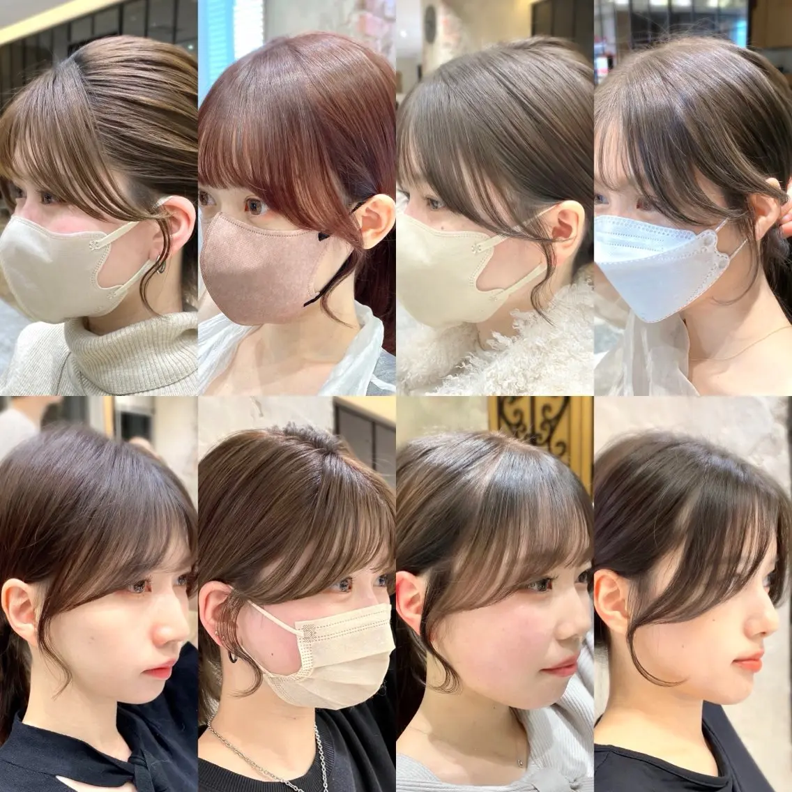 ミディアム 顔まわりカット🌟 くびれヘア/寺門遥輝のヘアスタイル