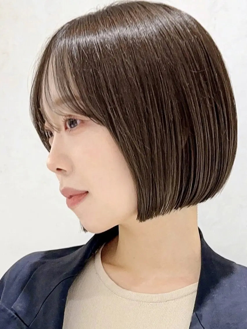 カット+縮毛矯正+トリートメントの写真