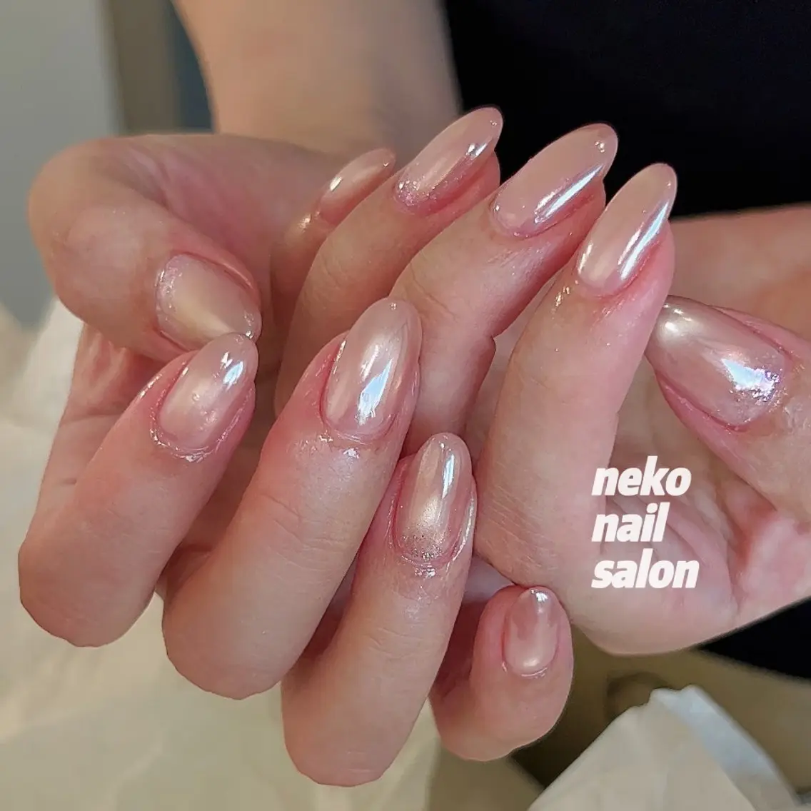 ネイル オーロラネイル マグネットネイル neko nailのネイルデザイン