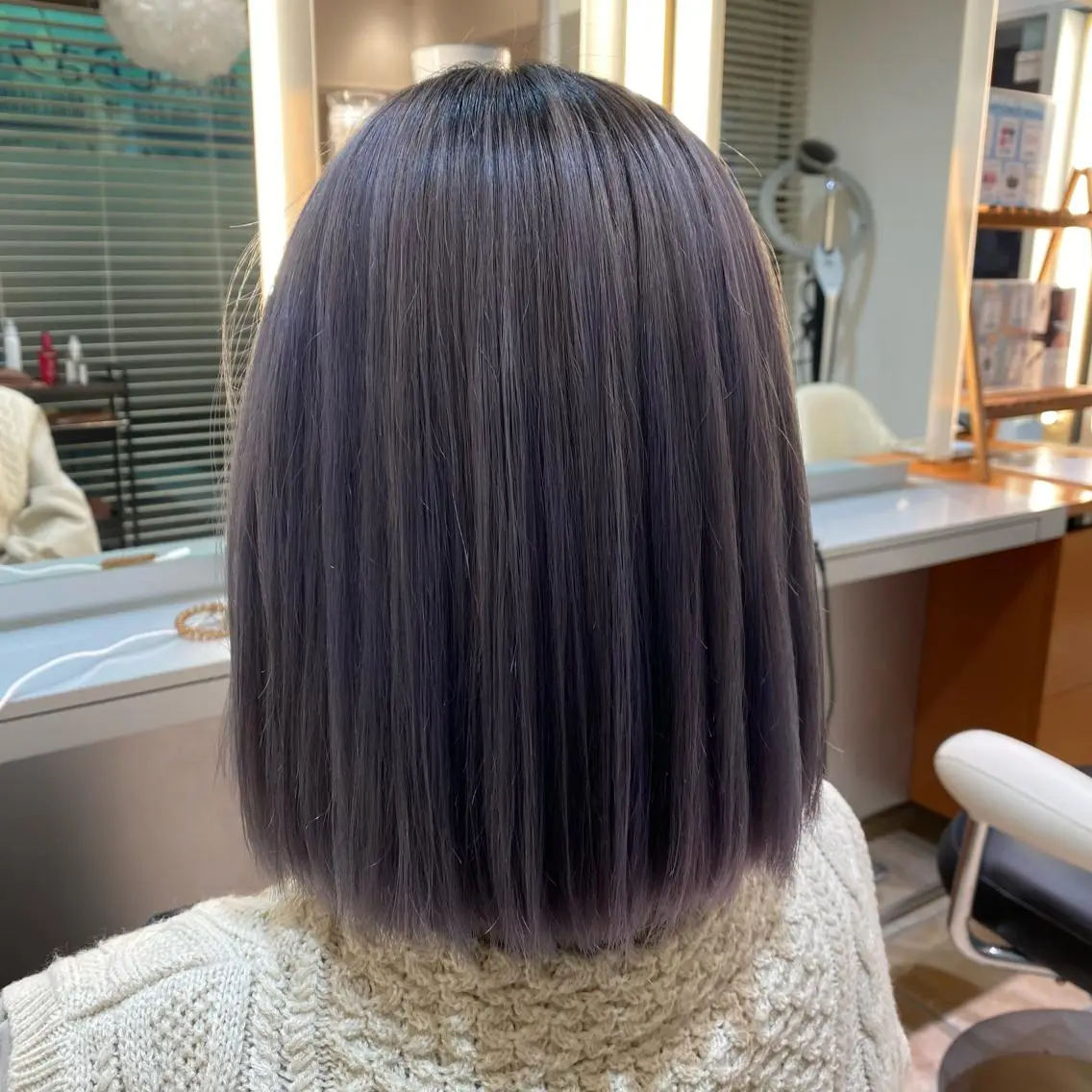 ショート カラー ブリーチ ケアブリーチ ラベンダーカラー 縮毛矯正職人/艶髪 ✨️村上 渉のヘアスタイル