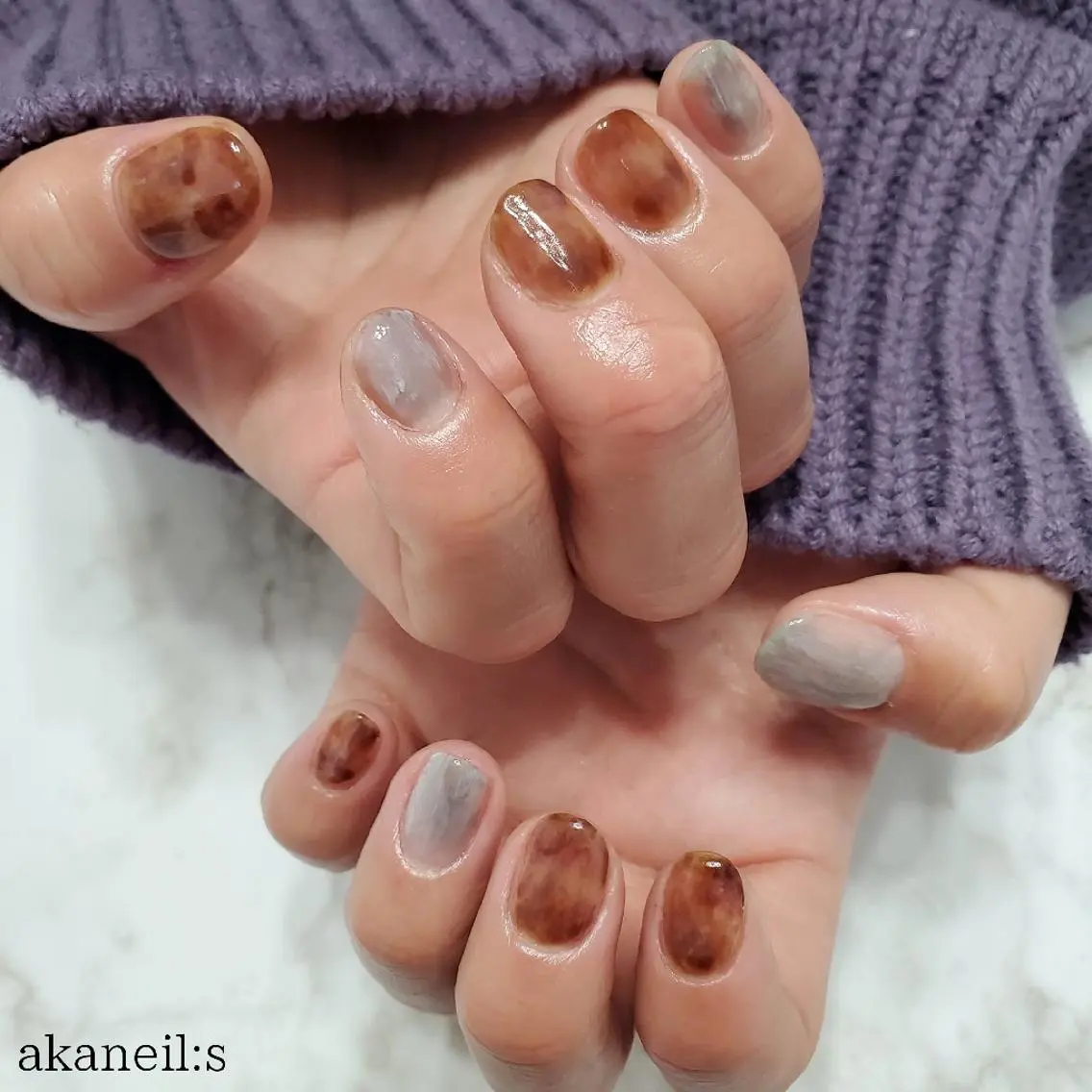 ネイル ニュアンスネイル 【akaneils】 アカネのネイルデザイン