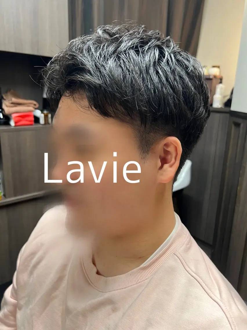 ショート メンズ カット パーマ KINKAI AYANOのヘアスタイル