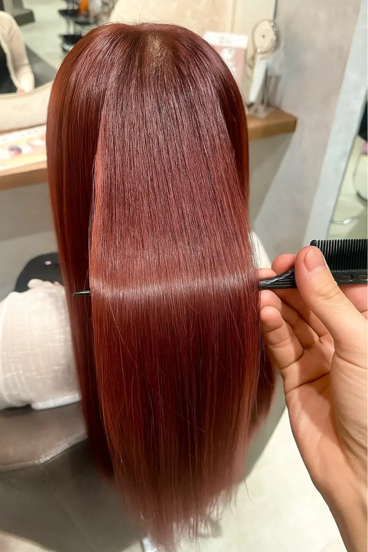 セミロング ヘアカラー FORCE 荻原卓冶のヘアスタイル