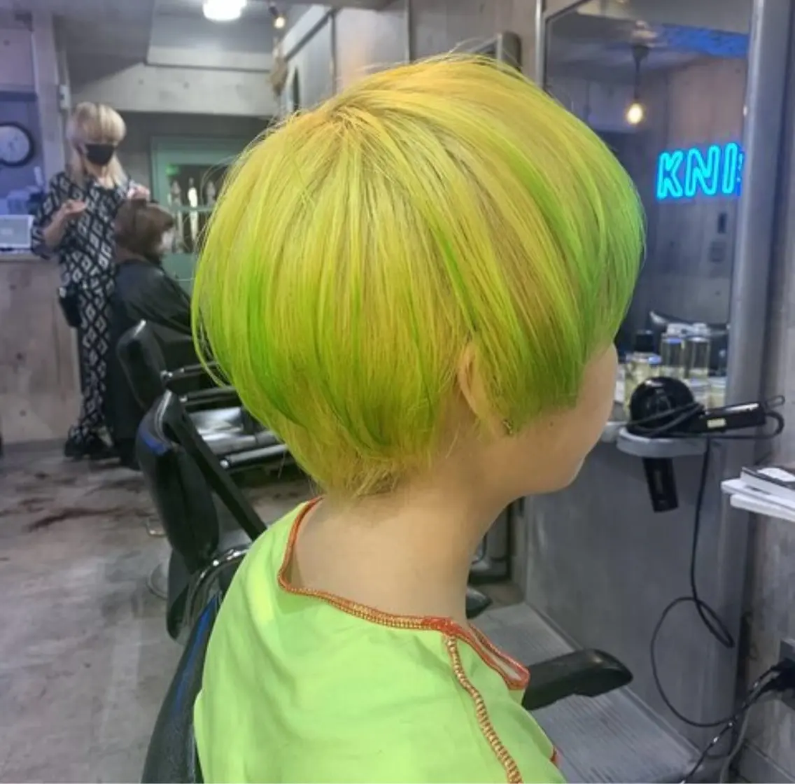 ショート カラー mai🎠🎈 カラーモデル募集中のヘアスタイル