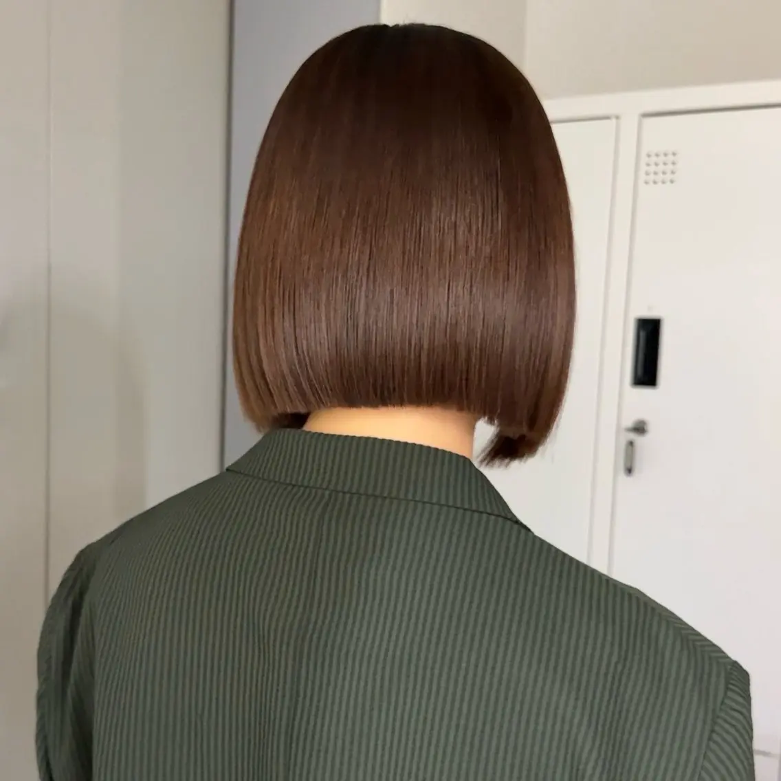 【似合わせカット】+【うる艶カラー🏅】+【2STEPトリートメント】縮毛矯正/ボブ/ショートボブの写真
