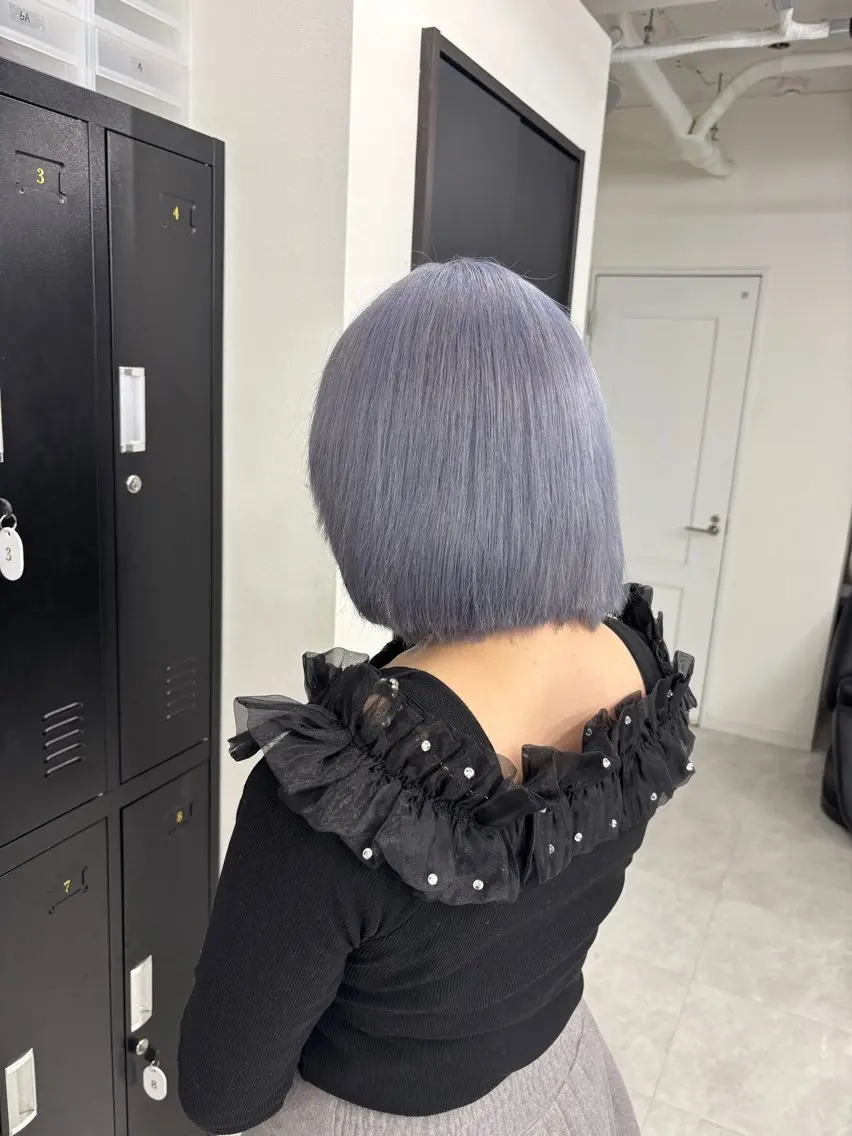 ショート カラー ヘアカラー ブリーチ/エクステ モデル募集中🖤のヘアスタイル
