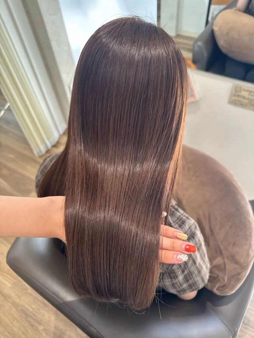 ロング トリートメント カット ヘアカラー 🌿Hanon 藤井よし乃🌿のヘアスタイル