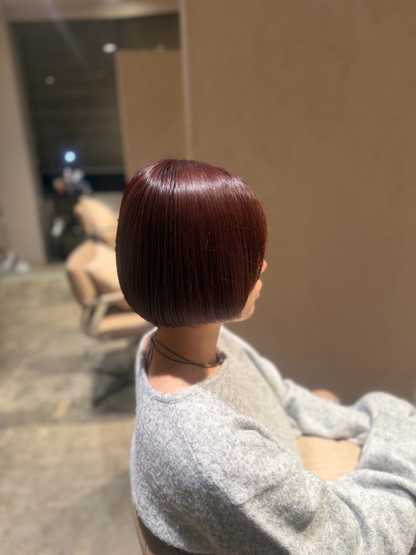 ショート ボブ 菜愛／ボブ カットモデル募集中のヘアスタイル