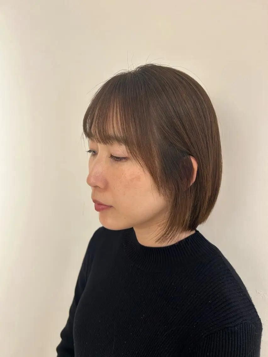 🌺カラー + 前髪カットoggiottoトリートメントの写真