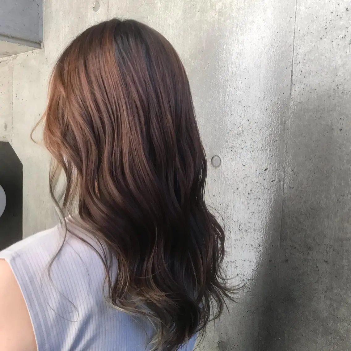 セミロング もりたみかこ 美容師お休み中のヘアスタイル