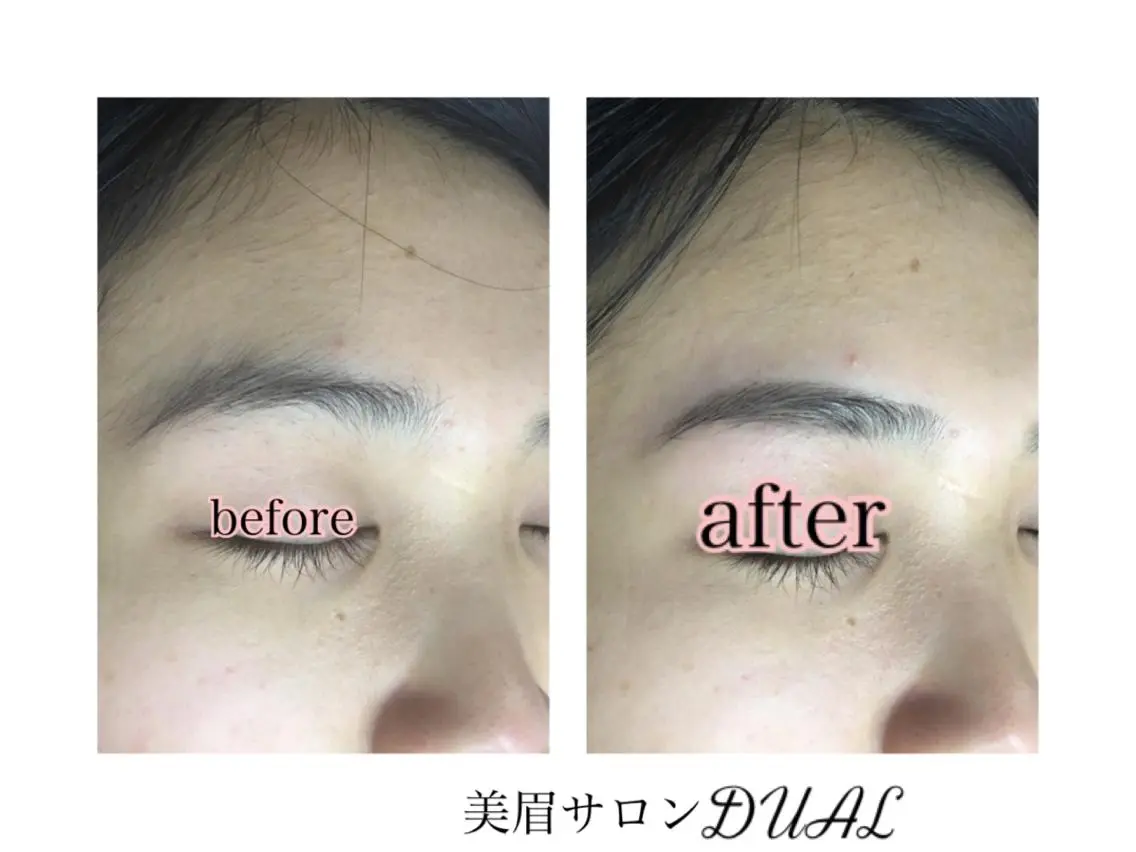 ショート ミディアム セミロング ロング カラー パーマ ヘアアレンジ ネイル マツエク・マツパ 似合わせカット 眉毛サロン DUAL 恵比寿の眉毛・アイブロウイメージ