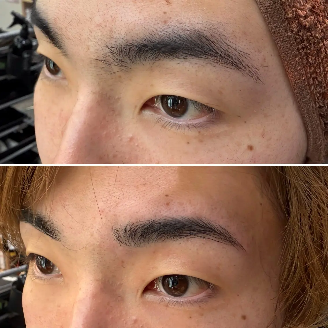 メンズ アイブロウ ワックス脱毛 眉カット ✨️眉毛、派手髪、 ハイトーンShinの眉毛・アイブロウイメージ