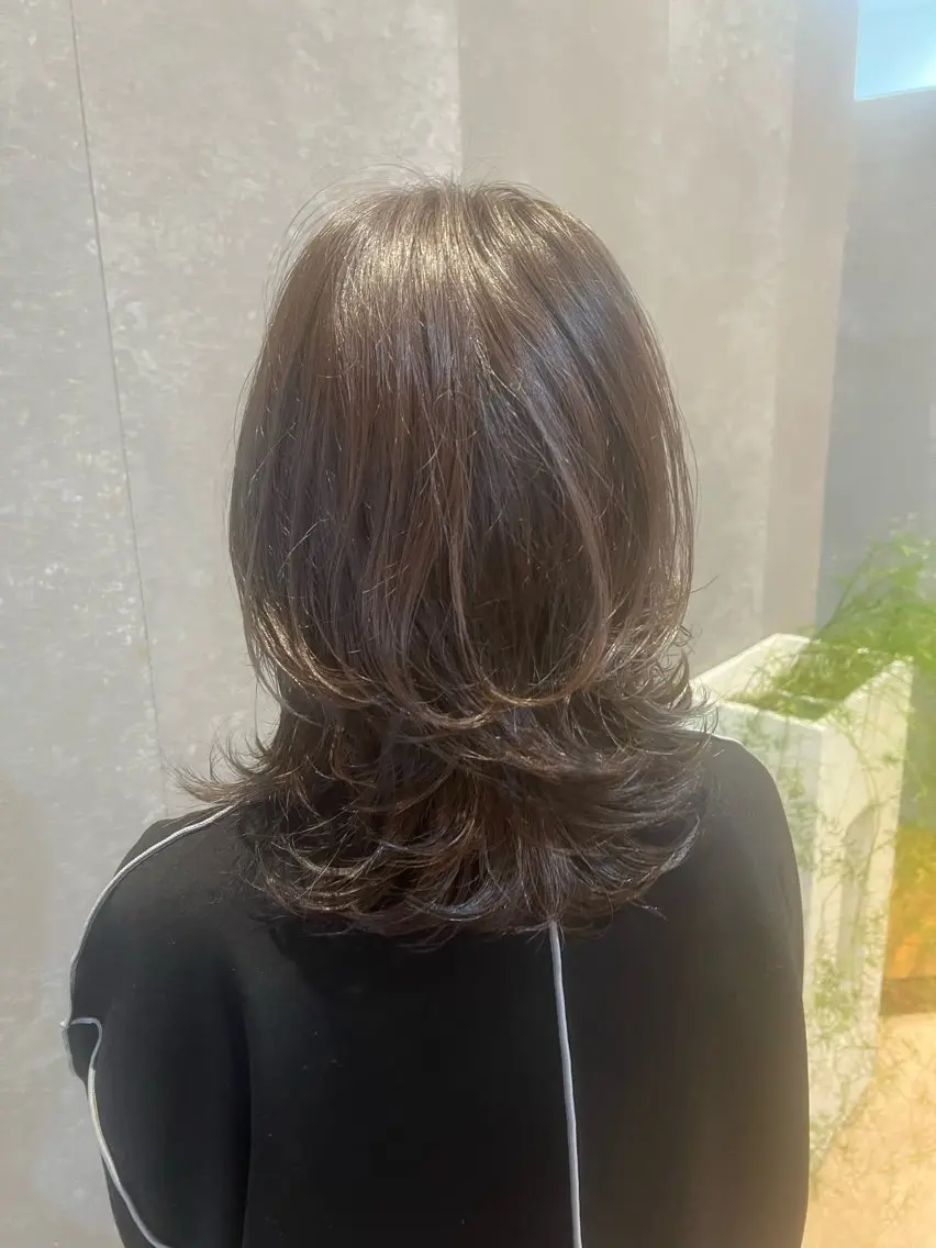 ミディアム 渡邊 恭汰のヘアスタイル