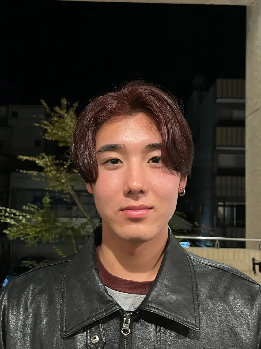 カラー メンズ ヘアカラー 福井 大翔のヘアスタイル