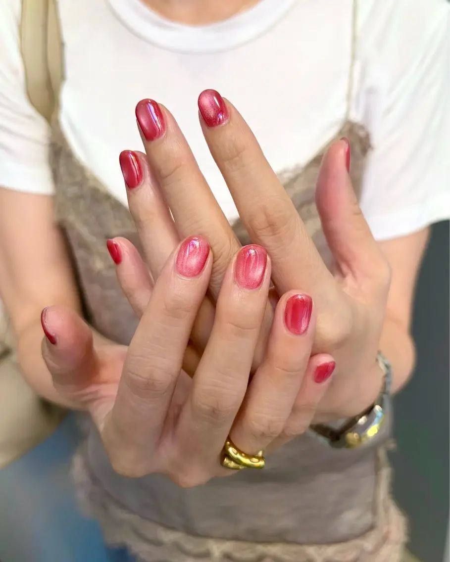 ネイル マグネットネイル ハンドネイル nailsalon amity🌿池田のネイルデザイン